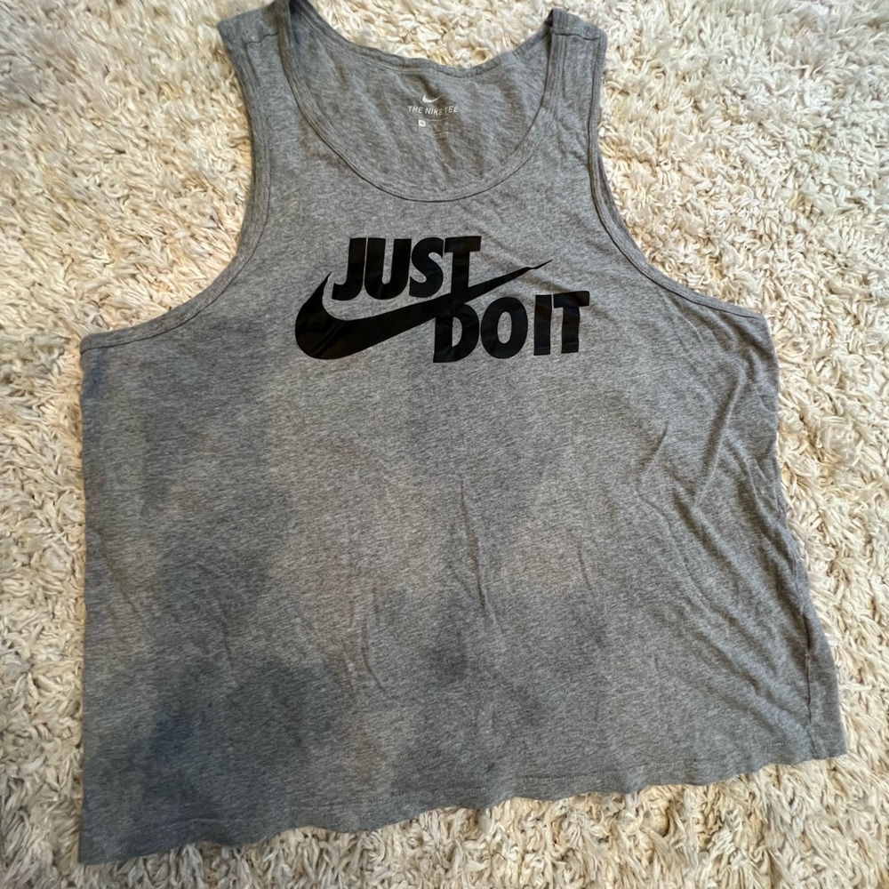 Nike tee tank size XL in grey